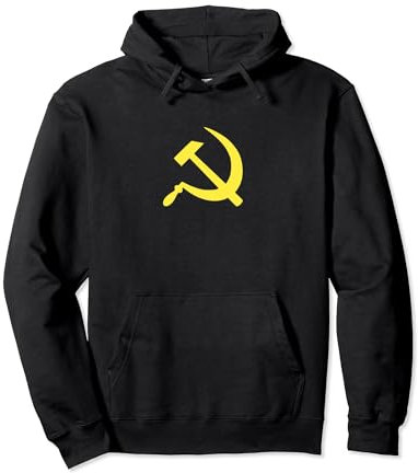 UdSSR Hammer und Sichel Flagge Pullover Hoodie
