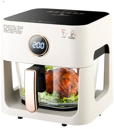Écologique QL-01 1200W friteuse à Air domestique 5L Type tactile Mini four électrique 2-3 personnes utilisent une friteuse à Air Visible Sans fumée, facile à utiliser et à nettoyer