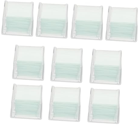 iplusmile 1000stücke Mikroskop Deckgläser Aus Für in Boxen Kantenfrei Für Präparatschutz Und Klare Beobachtung
