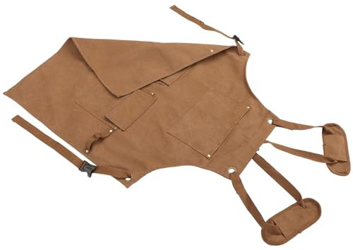 WATIIFUFU Canvas Schürze Für Küche Und Studio Wasserabweisend Verstellbar Mit Unisex Dickem Baumwollmaterial Für Hairstylisten Und Gartenarbeit