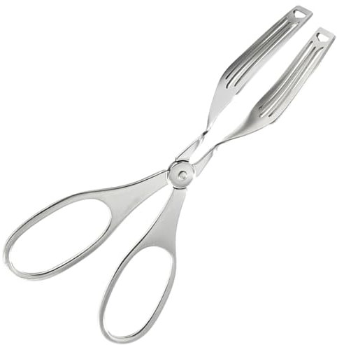 Pinza da pasticceria a Forbice in acciaio inox 18/10 cm 21 servire dolci pasticcini bigne maccarron rustici per bar ristoranti hotel