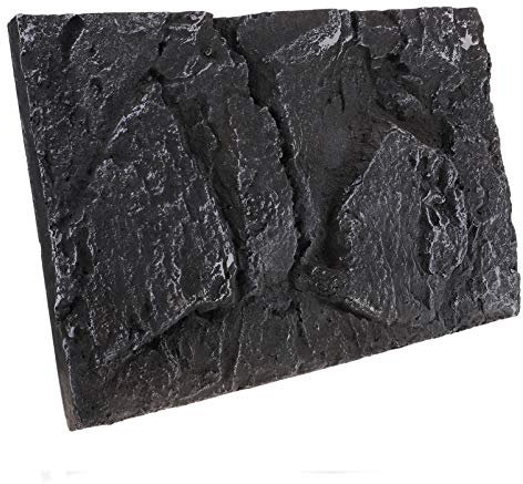 Yardwe Décoration De Boîte À Reptiles Panneau De Fond en Pierre 3D Toile De Fond pour Aquarium De Reptiles Facile À Assembler pour Terrarium De Gecko