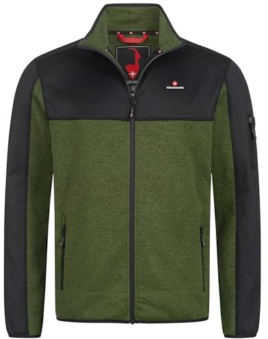 Höhenhorn Naurun Herren Fleecejacke Hybridjacke Grün Gr. L