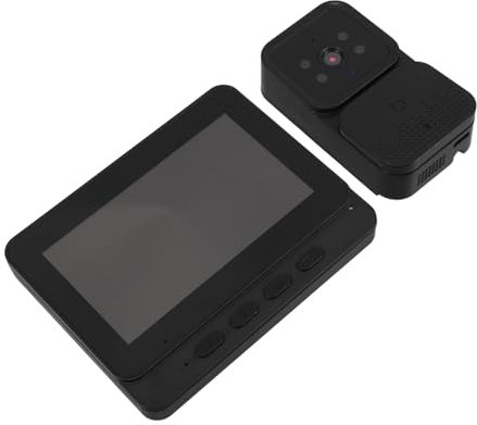 Holibanna 1Set Videocitofono Wireless con Monitor Audio Bidirezionale e Videosorveglianza per Sicurezza Domestica Esterno Immagini e Interfono Remoto