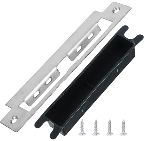 Gatuida Plaque de Gâche de Serrure de Porte Compatibilité et Stabilité Renforcée en Acier Inoxydable Design Moderne Couleur Aléatoire pour Bureau et Bâtiment Scolaire