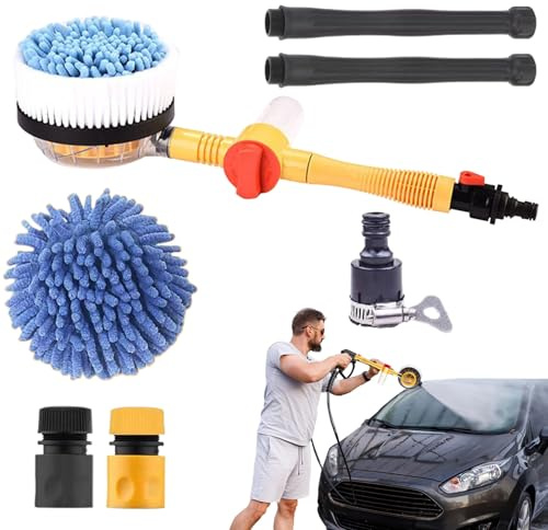 Cepillo De Lavado para Camión Y Vehículos, Cepillo De Limpieza Largo para Automóviles, Extensible Sin Rayaduras Giratorio para Lavado De Vehículos