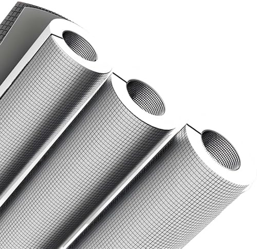 Tuyaux de Mousse Isolation de Tuyau Manchon D'Isolation Thermique, Diamètre Intérieur 22-90mm, Épaisseur 15/20mm Isolant Tuyau en Aluminium pour Chauffage et Sanitaire(90mmx20mmx95cm)