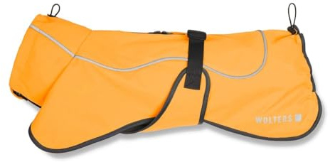 Wolters Hundejacke Cape Drizzle | Ganzjahresjacke für Hunde in der Farbe Orange | Größe 40 (Rückenlänge 39-41 cm)