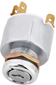Interruttore Accensione Avviamento Interruttore di accensione e avviamento universale per auto da 12 V, 3 posizioni, ON/OFF, con 2 chiavi SPB501