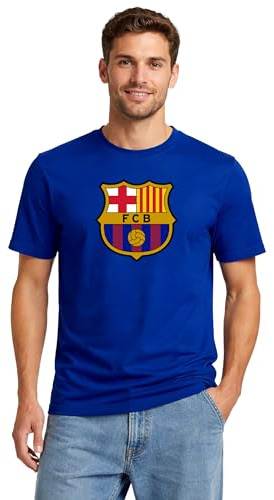 Icon Sports Internationell fotboll herr kortärmad logo t-shirt Kungsblå M