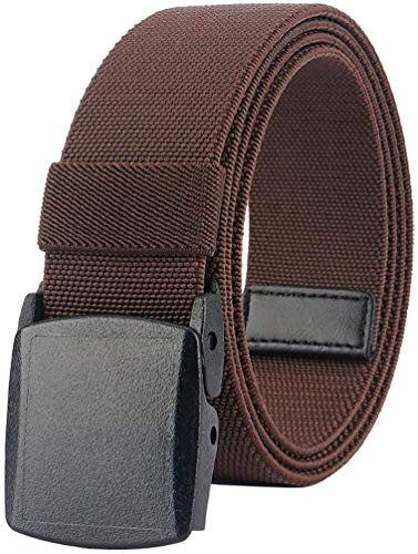 LionVII Herren Elastisch Gürtel Tactical Military mit Kunststoffschnalle 130cm, Für Taillenumfang 75-125cm(28-49)