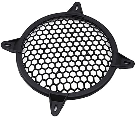 Asudaro Auto Lautsprechergitter, Auto Lautsprecher Gitter Woofer Subwoofer Grill Staubschutz Abdeckung Lautsprecher Abdeckung Lautsprechergitter Audio-Lautsprecher-Mesh-Grill,6 Zoll