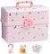 Organizador De Accesorios para El Cabello, Almacenamiento De Accesorios para El Cabello, Bonita Caja De Joyería Portátil, Joyero para Niños Y Niñas, para Cintas De Cabello, Elásticas De Pelo