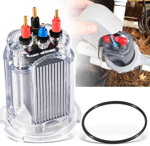 sixcow Ersatz für Zodiac R0511400 35 Elektrode für Zodiac Jandy AquaPure Ei Serie Elektronischer Salzwasser-Chlor-Generator APURE35 / APURE35PLG