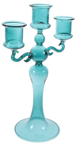 ORFOFE Säule Kerzenhalter Glas Material Hitzebeständig Desktop Decor Für Home Bar Restaurant
