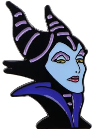Pins Malefique, La Belle au Bois Dormant, Villains, Mechante, Broche Epinglette Accessoire Vetement Sac