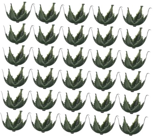 Healifty Lot de 30 Sépales de Fleurs Artificielles en Plastique Réceptacles de Roses pour DIY Fournitures de Bricolage Décoration de Fleur pour Arrangements et Mariages