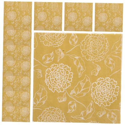 FOMIYES 40stücke Papierservietten mit Goldener Rosenmuster-druck Einwegservietten für Abendessen Hochzeit und Geburtstag Dekorativ und Saugfähig