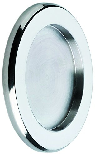 Edelstahl-Türgriff für Glas-Schiebetüren (inkl. doppelseitigem 3M-Klebeband), Set mit 2 Stück, Dicke 5 mm