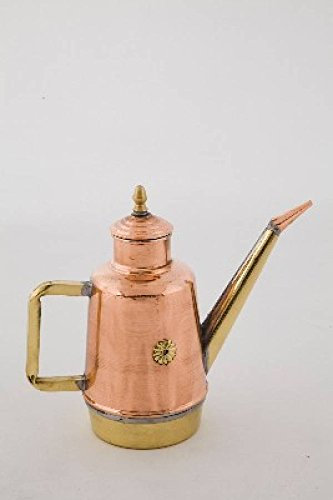 Huilier en cuivre et laiton 0,45 l