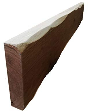Celtic Timber Solid French Oak Air-Dried Beam Floating Shelf - Fireplace Mantle with Planed & Sanded Finish - Rustic Home Decor - Wood Mantle with Heavily Worked Appearance - 8x2x8 Ft Length