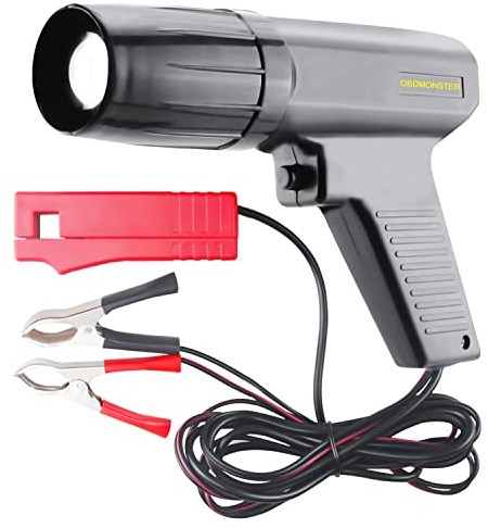 OBDMONSTER Lampe Stroboscopique 12V, Lampe Stroboscopique Allumage,pour Voiture, Bateau à Vapeur, Moto