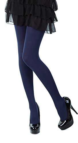 Sentelegri Collant opaque 40 deniers 23 couleurs, tailles S-XL - Bleu - Medium
