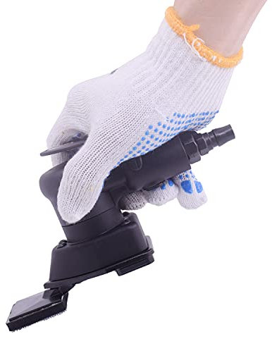 Mini ponceuse pneumatique multi-fonctions carrée légère pour bordures en bois/métal et chaise d'angle