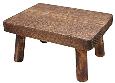 LNIM Marchepied en bois pour enfants et adultes, surface lisse robuste pour lits hauts, cuisine, salle de bain, placard, léger