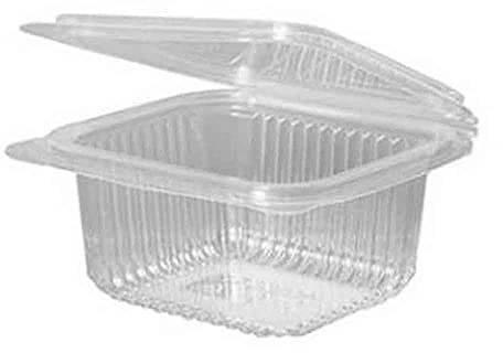 PZ 50 VASCHETTE 12 CM X 9 CM X H 6 CM TRASPARENTI 500 CC CON COPERCHIO TRASPARENTE ANCHE PER MICROONDE IDEALE PER PASTA, VERDURE, INSALATA, PATATE, RISO E ALTRI ALIMENTI