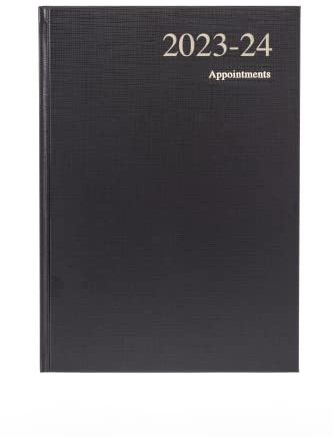 Collins Essentials Schülerkalender 2023–24, A5, Tagesansicht, Jahresmitte, Terminplaner, Schule, Hochschule oder Universität, Juli 2023 bis Juli 2024, Schwarz – ESSA51M.99–2324