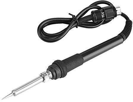 SEAFRONT Saldatore Elettrico da 50 W Utensile Manuale per Saldatore A1322 Elemento Riscaldante Kit Saldatore Manico Isolato Nucleo Riscaldante in Ceramica Punta Riscaldata (Cinque Aghi)