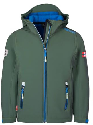 Trollkids Trollfjord Softshell Jacket 176 cm Green