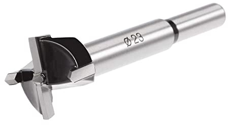 TA-VIGOR 23mm Forstner Drill Bit, Tungsten Carbide Wood Hole Saw Auger Opener for Woodworking Hinge Hole Drilling Boring Bit Cutter