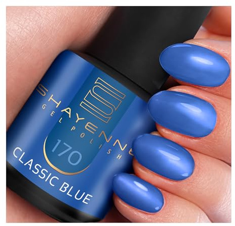 SHAYENNE UV LED Gel Nagellack 15ml - 170 Classic Blue Blau