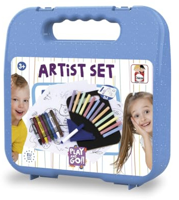 Chicos - Maletín Artista. Incluye 33 Accesorios para Sacar el Artista Que llevas Dentro | Indicado para niños de 3 4 5 años (87103)