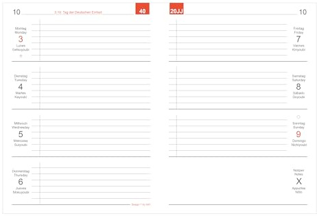 X17- A7 Wochenkalender-Wochenplaner Nachfüllpack | „Quer“ 2027, 2 Hefte à 6 Monate, inkl. Memokarte. Nur passend für das X17-System. Made in Germany