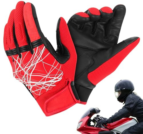 Fahrradhandschuhe für Herren, Reithandschuhe für Herren, wasserdicht, Winter, rutschfest, wasserdicht, winddicht, Touchscreen-kompatibel, stoßdämpfend, atmungsaktiv, Handschuhe