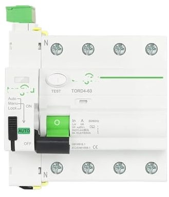 LTUNKHWP RE-TORD4-63 Type de Transport AC Dispositif de réenclenchement Automatique Intelligent disjoncteur différentiel 2P 230V 6KA 63A 30mA(4pole 30mA,63A)