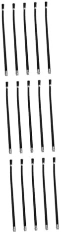 Angoily 15pièces Tuyau De Pulvérisation pour Extincteur Incendie De Accessoires Plastique Noir Rapide pour Sécurité Incendie à Domicile Et Extérieur Utilisation Fiable Et