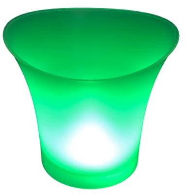 LED Ice Bucket Lighted Ice Bucket PP Large Capacity Ice Tub Ice Kegs Suitable for Party and Club