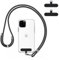 3 Pcs Mobile Phone Lanyard, Crossbody Phone Lanyard Strap, Cell PhoneLanyard, Adjustable Nylon Neck Strap NecklacePhone Compatible with Most Smartphones (2 Patches+1 Long Rope, Black)