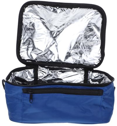 GALPADA 1pc Portable Heating Lunch Bag Insulation Food Carrier for Car Camping Travel Convenient Food Heater for Leftovers Bottles Compact Easy to Store