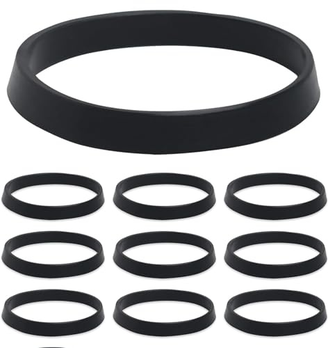 Rubber Washers For Plumbing 40mm 10pcs, Sink Plug Rubber Seal Cone O-Ring Silicone Washer For Water Pipe Sink Pipe Fittings For 1/2 Inch Drain Pipe Odour Trap Siphon