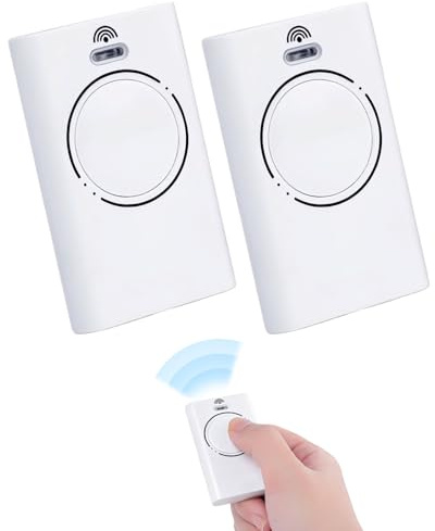Mando a distancia para puerta de garaje, 868 MHz, juego de 2 unidades para mando a distancia faac XT2 868 SLH, XT4 868 SLH LR, TX4REV-F & Plus – Rolling Code – Transmisor de repuesto para puertas de