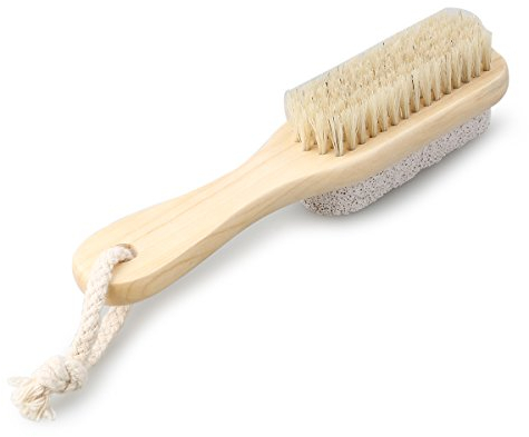 ROSENICE Fußbürste Körperbürste mit Bimsstein