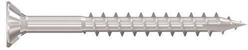 Spanplattenschraube R2 plus Seko TX TG Kerbsp. Stahl RUSPERT®silber 6,0x150-100 Stk