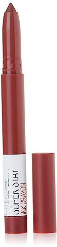 Maybelline New York SuperStay Ink Crayon Lipstick, Matte Longwear Lipstick Makeup, 0.04 Ounce
