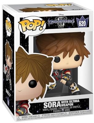 Funko POP! Games: Kingdom Hearts 3 - Sora with Shield | Offizieller Fanartikel und Merch - Vinyl Sammelfigur als Regal Deko - Geschenkidee zum Geburtstag für Fans und Sammler