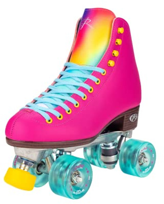 Riedell Orbit Roller Skate - Outdoor Womens Quad Roller Skate | Orchid | Size 6